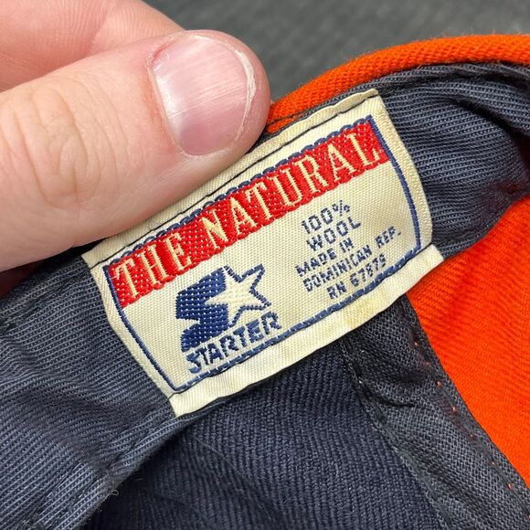 VTG Starter Illinois Fighting Illini Pinwheel SnapBack Hat 100% Wool Chief 90s - Picture 6 of 6